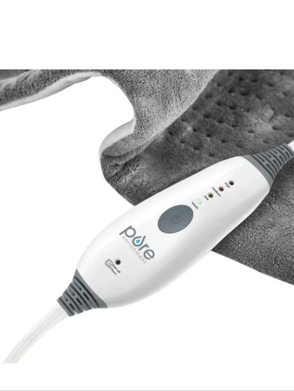 Pure Enrichment PureRelief XXL Heating Pad Gray 20x24